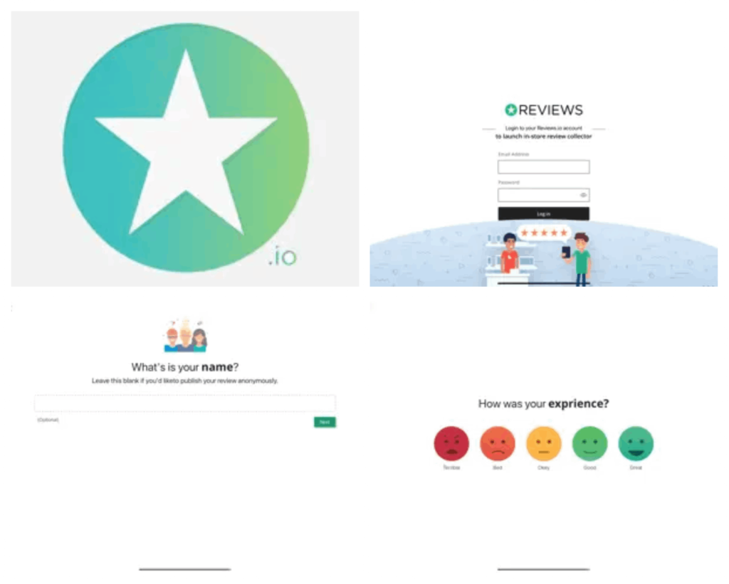 Reviews.io In-store App (iPad)